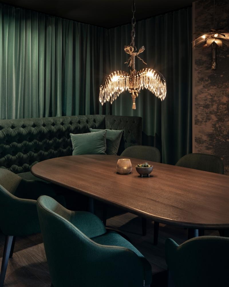 Rauhallinen yksityislounge VIP-illalliselle